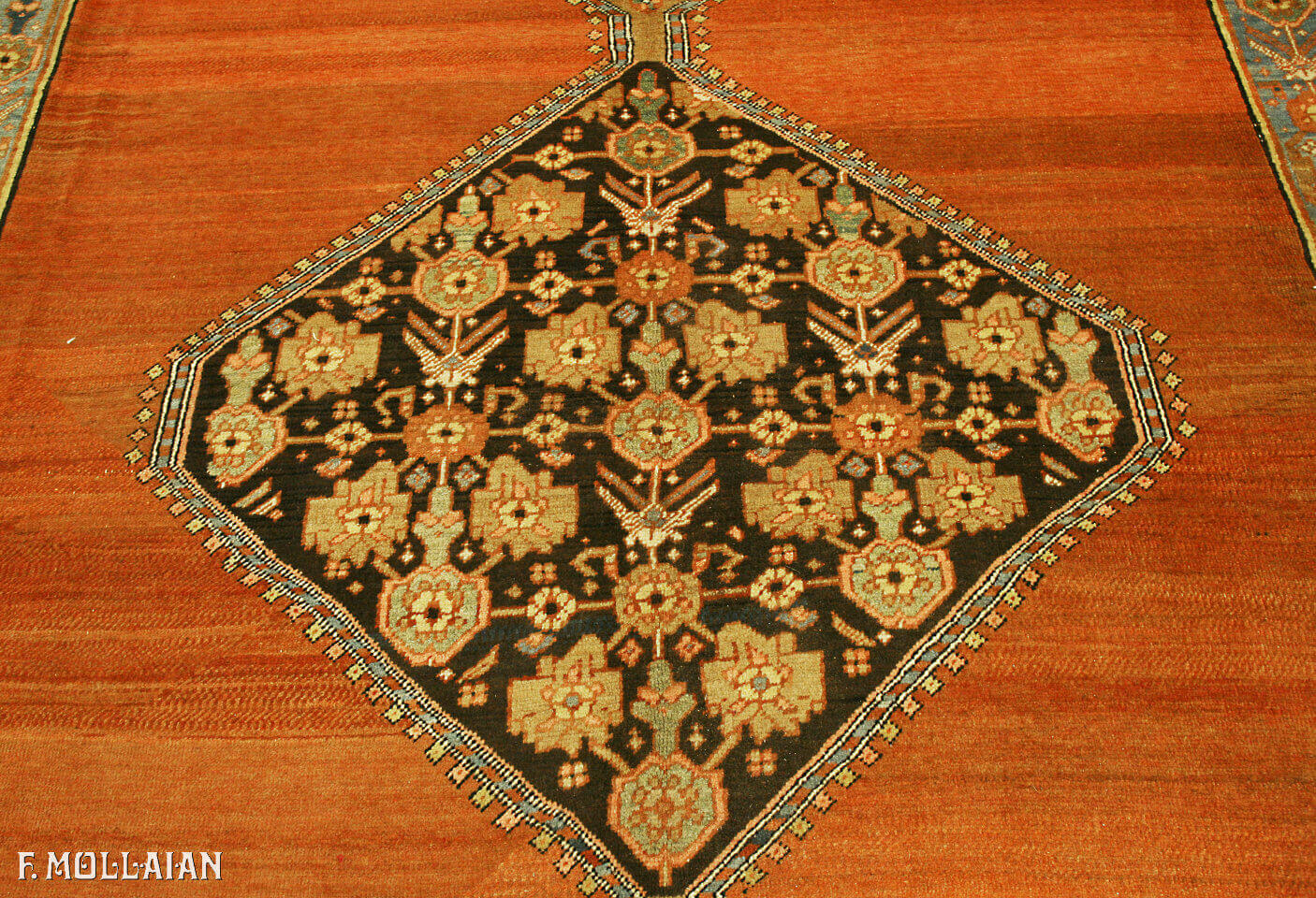 Antique Persian Bakshaish Carpet n°:55863081